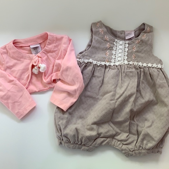 Catherine Malandrino Other - NWOT Catherine Malandrino Romper and Sweater